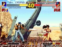 une photo d'Ã©cran de The King of Fighters 95 sur Sega Saturn